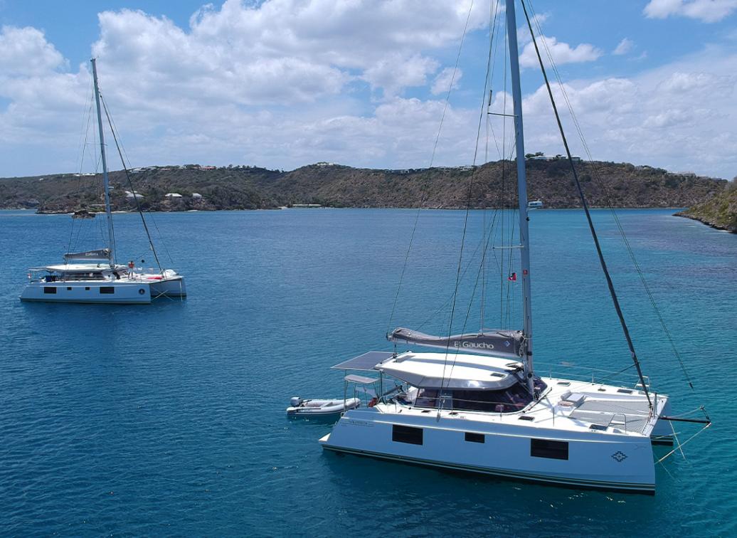 vivre sur un catamaran aux antilles